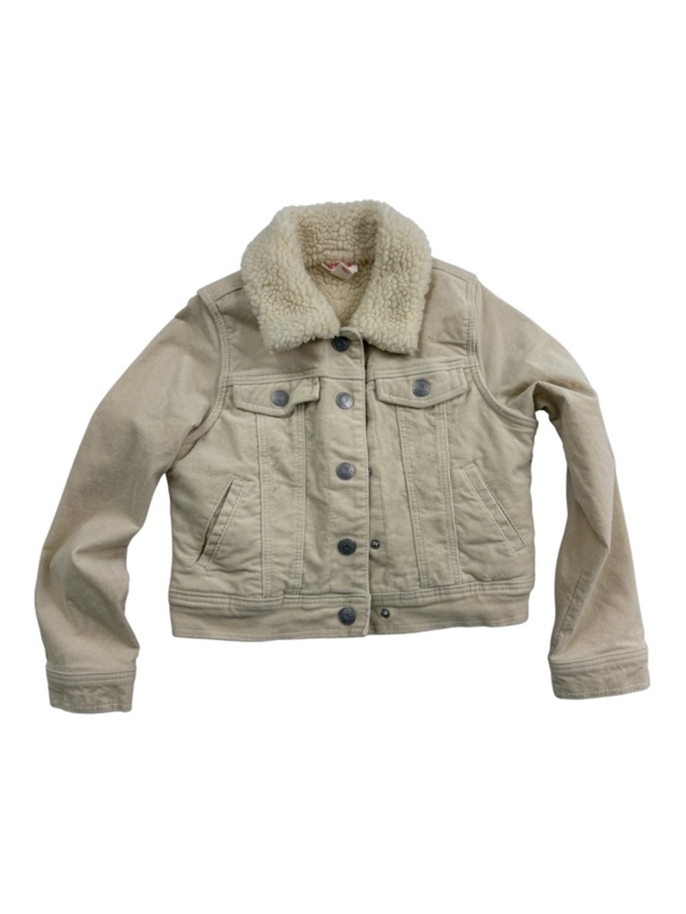 Cat & Jack Cream Sherpa Collar Corduroy Jacket